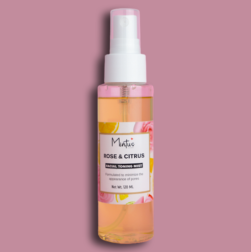 Facial Toning Mist - Rose & Citrus | For Oily, Combo, and Normal Skin